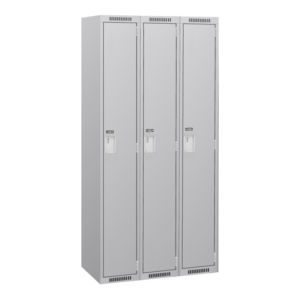 ASM Full Door Lockers - Bank of 3 Wide (Assembled)