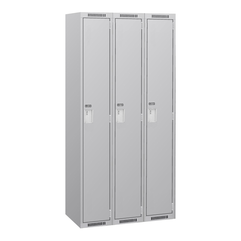 ASM Full Door Lockers - Bank of 3 Wide (Assembled)