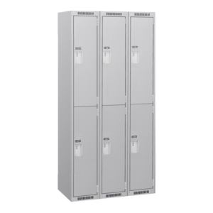 ASM Half Door Lockers - Bank of 3 Wide (Assembled)