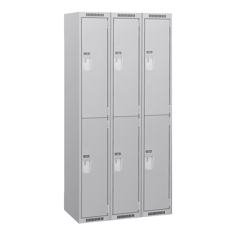 ASM Half Door Lockers - Bank of 3 Wide (Assembled)