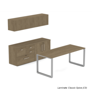 Belair Lite Suite with Desk, Storage Credenza & Hutch