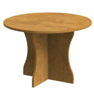 Round Meeting Table - Commercial Laminate by Belair