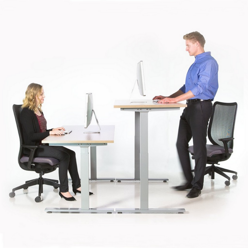 Belair Height Adjustable Standing Desk, Height Adjustable Standing Desk Dimensions
