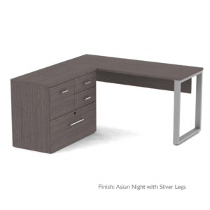 Belair Lite Desk with Combo Lateral Storage
