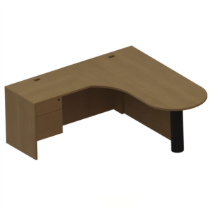 Phoenix Forward-Facing L-Shape Desk with J-Table