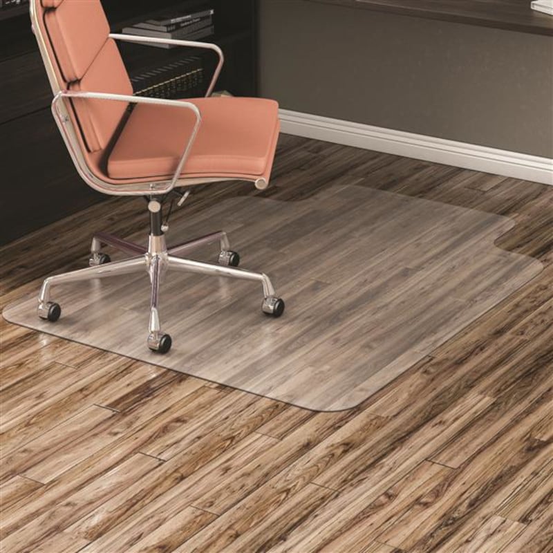 Deflecto Best Value Hardwood/Hard Surface Chairmat 45x53 - Series 24 with Lip