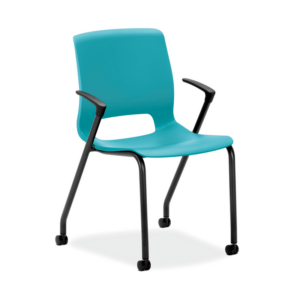 HON Motivate 4-Leg Stacking Chair (Pack of 2)