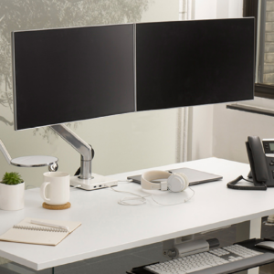 Humanscale-M-Connect-2-M8.1-Dual-Monitor-Arm-with-Crossbar-Polished-800