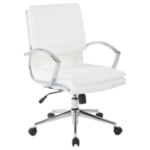 OSP Modern White Office Chair