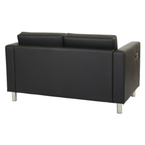 OSP Atlantic Office Sofa Loveseat with Charging Station