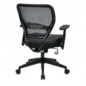 OSP Wipeable Seat Task Chair - Space Seating Professional AirGrid with Leather Seat