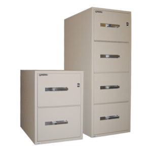 Gardex 2-Drawer Fire Resistant Vertical File Cabinet - 25" Deep