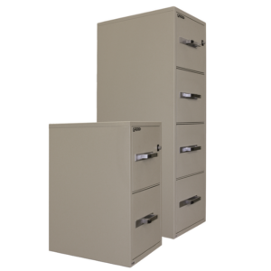 Gardex 4-Drawer Fire Resistant Vertical File Cabinet - 25" Deep