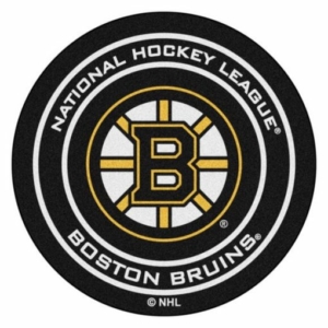 Team Tables Boston Bruins Hockey Table & Floor Mat