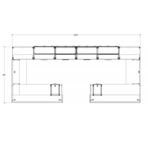 two person reception desk layout
