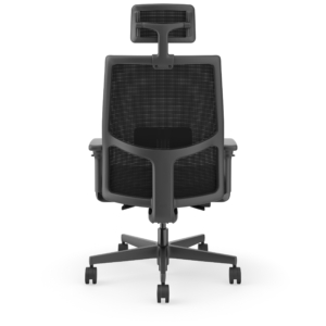 HON Ignition 2.0 Big & Tall Mesh Back Task Chair with Headrest - Simply Black