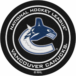 Team Tables Vancouver Canucks Hockey Table & Floor Mat