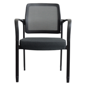 ICON Q2 Mesh Back Guest Chair - Jet Black (Set of 2)